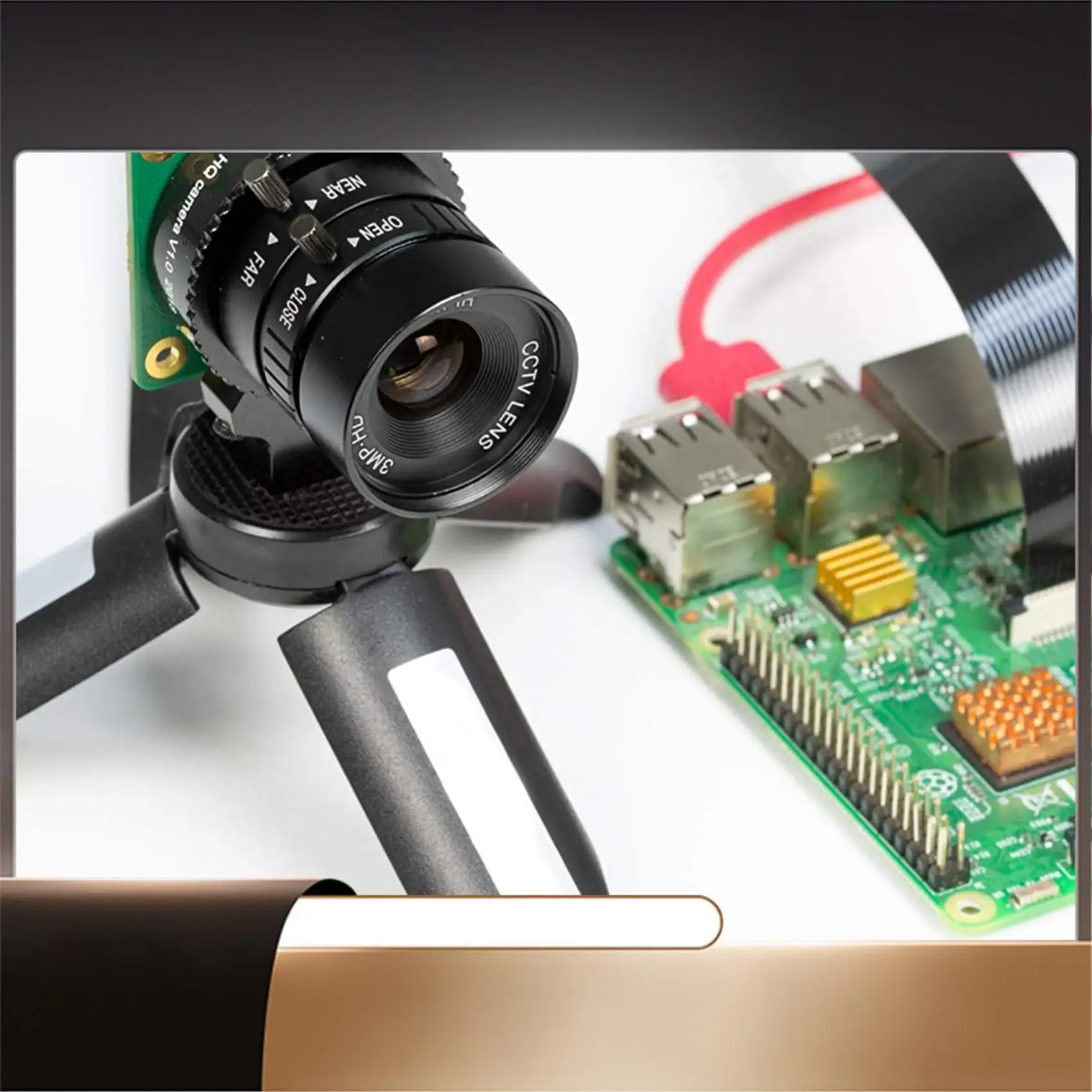 CS-Mount Lens For Raspberry Pi HQ Camera, 12Mm Focal Length With Manual Focus And Adjustable Aperture-N35R
CS-Mount Lens For Raspberry Pi HQ Camera, 12Mm Focal Length With Manual Focus And Adjustable Aperture-N35R