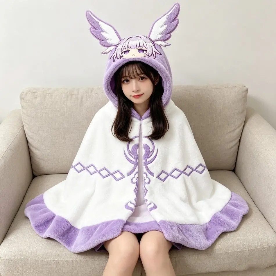 Genshin Impact Columbina Hyposelenia Cosplay Cloak Cape Shawl Coat Air Conditioning Blanket Nap Covers Blankets Clothing
Genshin Impact Columbina Hyposelenia Cosplay Cloak Cape Shawl Coat Air Conditioning Blanket Nap Covers Blankets Clothing