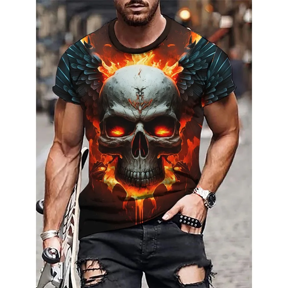 Summer cool and personalized 3D digital printed animal pattern customized round neck loose casual men's T-shirt for men
Summer cool and personalized 3D digital printed animal pattern customized round neck loose casual men's T-shirt for men