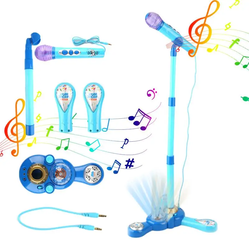 Kids Microphone And Stand Kids Karaoke Microphone Adjustable Microphone Stand Colorful LED Lights Musical Toys Birthday Gifts
Kids Microphone And Stand Kids Karaoke Microphone Adjustable Microphone Stand Colorful LED Lights Musical Toys Birthday Gifts