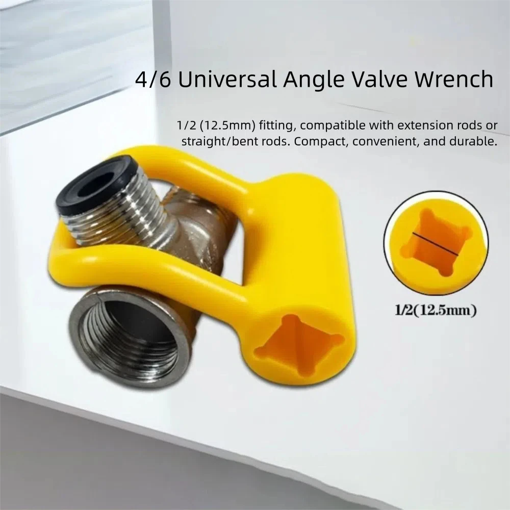 Small Spaces Disassemble Triangular Valve Faucet Spanner Angle Valve Plumbing Tool Bathroom Wrench With Extension Bar Tightening
Small Spaces Disassemble Triangular Valve Faucet Spanner Angle Valve Plumbing Tool Bathroom Wrench With Extension Bar Tightening