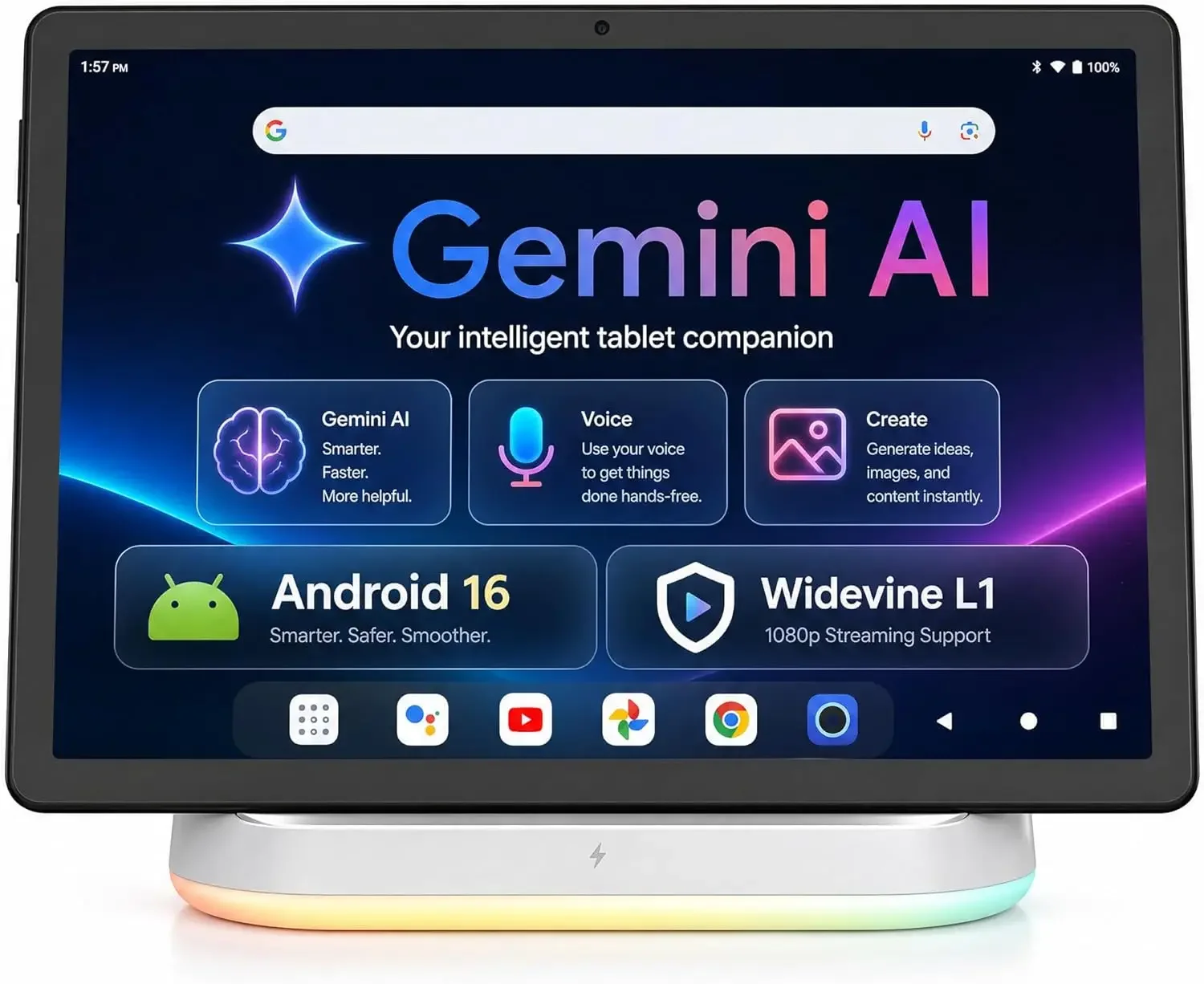 2026 Android 16 Tablet 10.1" 64GB+1TB Expand, 8-Core, Dock Station, WiFi 6, BT 5.4
2026 Android 16 Tablet 10.1" 64GB+1TB Expand, 8-Core, Dock Station, WiFi 6, BT 5.4