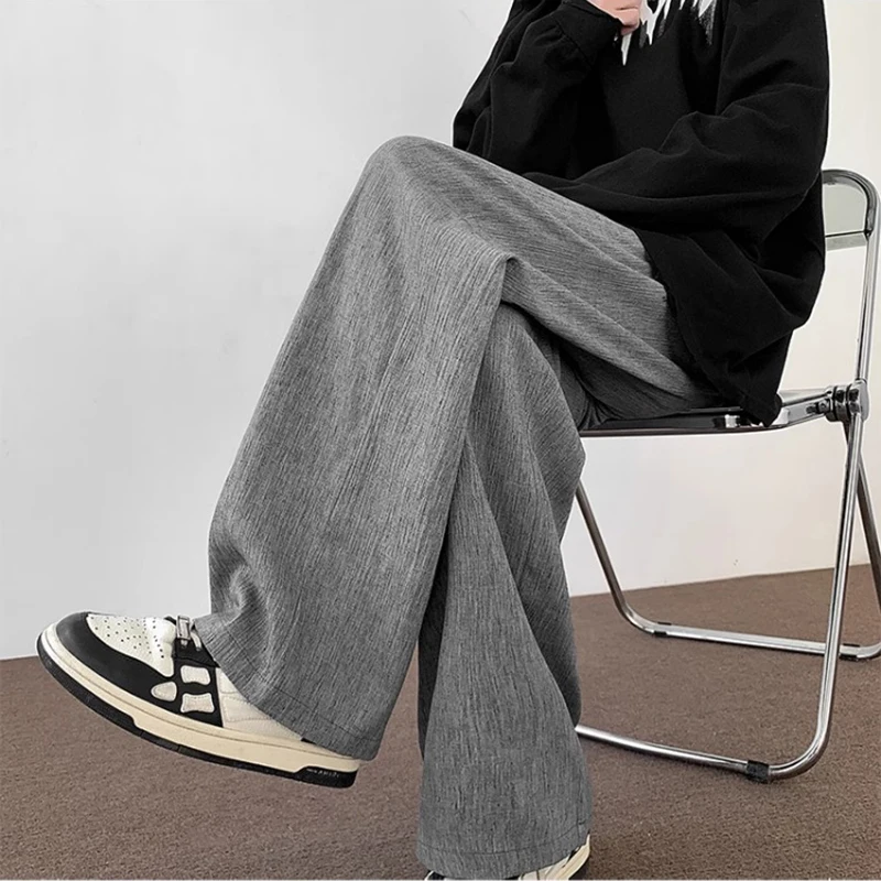 Men's Cotton Linen Oversize Loose Wide Leg Ice Silk Linen Pants Straight Drapey Casual Trousers Spring Summer Faionable
Men's Cotton Linen Oversize Loose Wide Leg Ice Silk Linen Pants Straight Drapey Casual Trousers Spring Summer Faionable