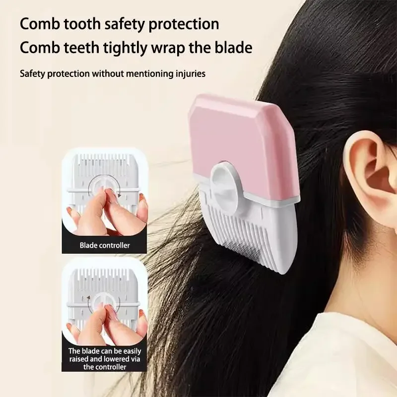 2 In 1 Baby HairCut And Hairdressing Comb Trim Bangs And Broken Hair Bangs Trimmer Manual Portable Children's Hair Clipper
2 In 1 Baby HairCut And Hairdressing Comb Trim Bangs And Broken Hair Bangs Trimmer Manual Portable Children's Hair Clipper