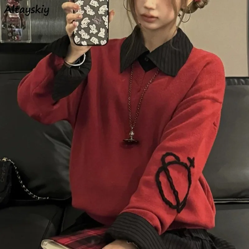 Ins пуловеры для женщин с v-образным вырезом, минималистичная мода, осень-зима, винтажные, крутые, однотонные, повседневные, вязаные, свободные, Ulzzang, High Street
Ins пуловеры для женщин с v-образным вырезом, минималистичная мода, осень-зима, винтажные, крутые, однотонные, повседневные, вязаные, свободные, Ulzzang, High Street