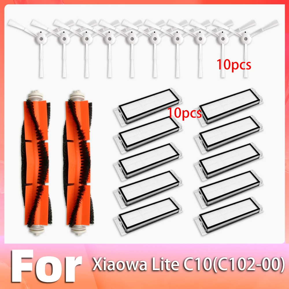 Compatible for Xiaomi Xiaowa Lite C10 / C102-00 Robot Vacuum Replacement Spare Parts Accessories Main Side Brush HEPA Filter
Compatible for Xiaomi Xiaowa Lite C10 / C102-00 Robot Vacuum Replacement Spare Parts Accessories Main Side Brush HEPA Filter