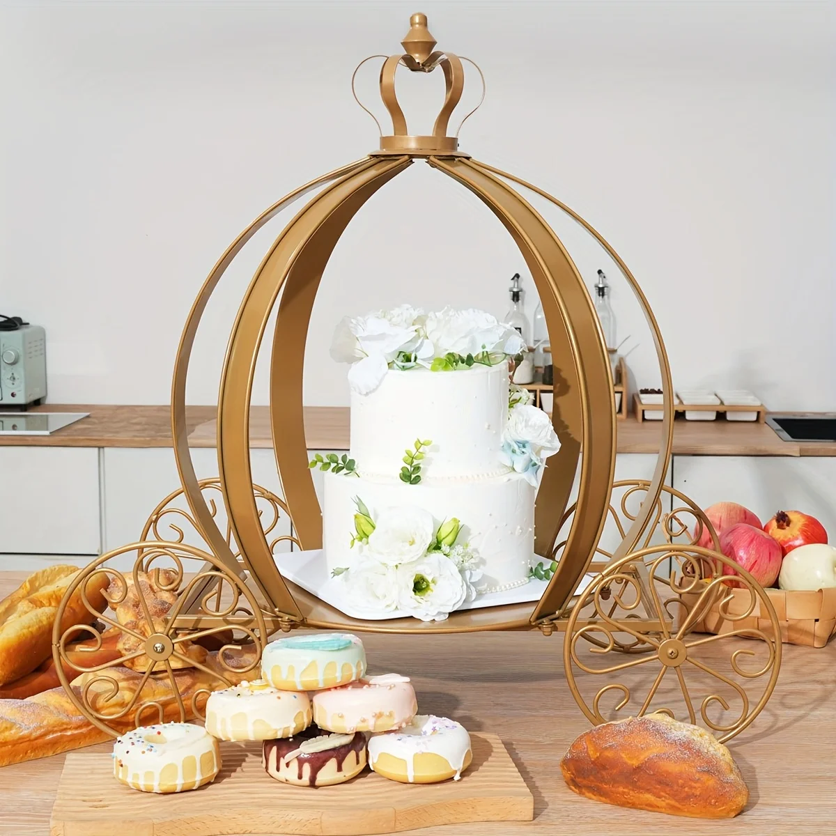 Enormous Pumpkin Carriage Cake Stand, 25 Inches Tall, Beautiful Pumpkin Carriage, Centerpiece, Wedding Decoration, Local Warehou
Enormous Pumpkin Carriage Cake Stand, 25 Inches Tall, Beautiful Pumpkin Carriage, Centerpiece, Wedding Decoration, Local Warehou