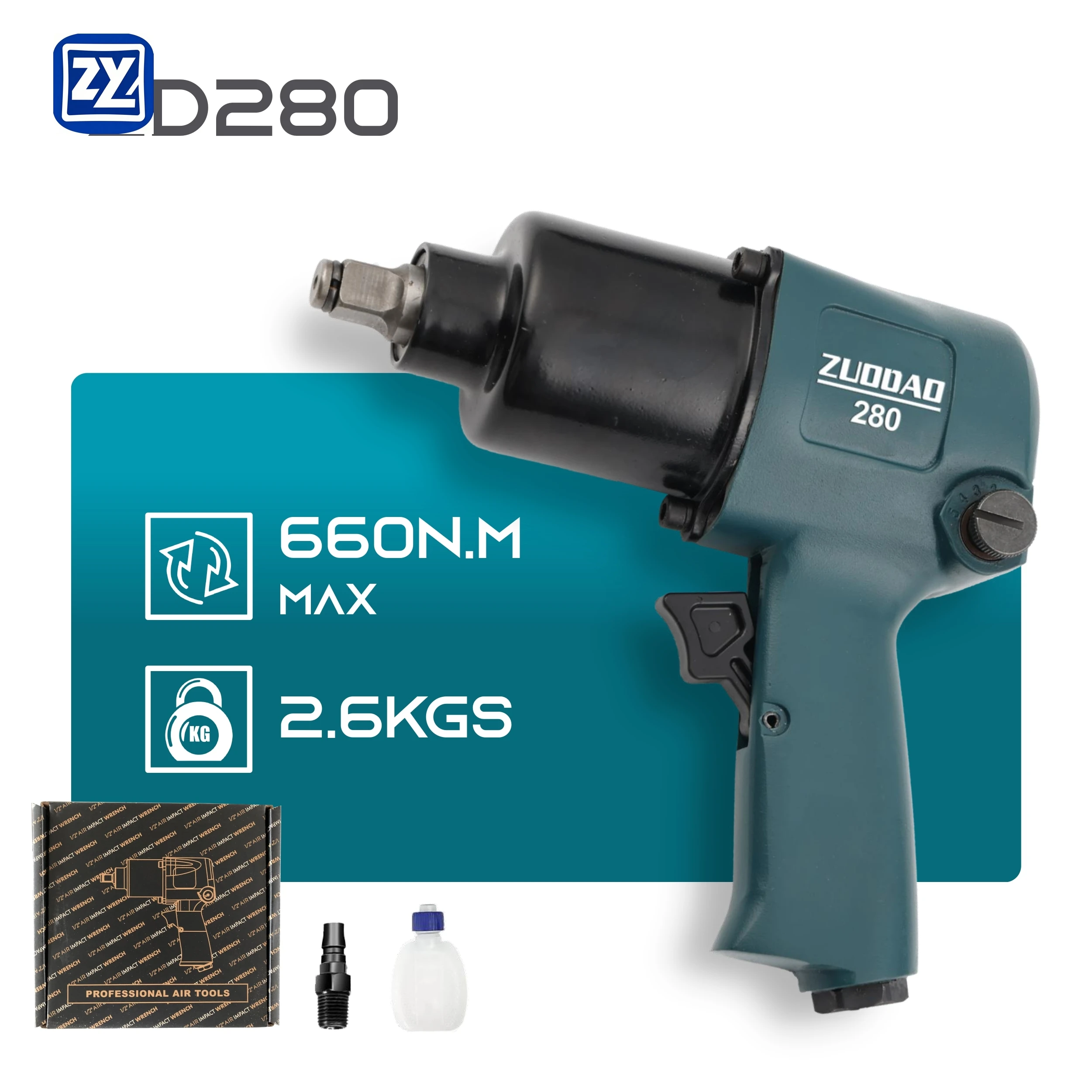 1/2 Inch High Quality Air Impact Wrench 660N.m 487Ft-lb Car Auto Repair Tool
1/2 Inch High Quality Air Impact Wrench 660N.m 487Ft-lb Car Auto Repair Tool