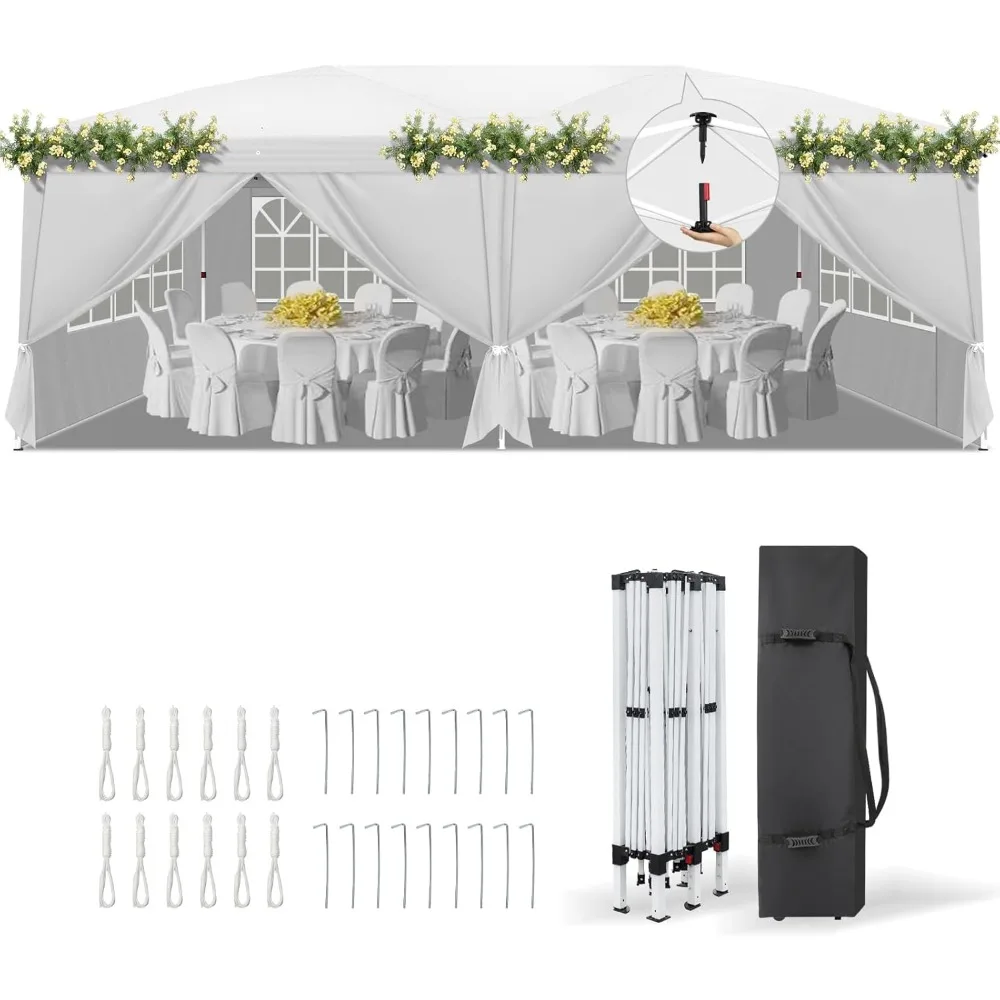 10x20 Pop Up Canopy Tent with Sidewalls, Outdoor Gazebo Canopy Tent, Patio Event Tents Outdoor Commercial Canopy for Parties (W
10x20 Pop Up Canopy Tent with Sidewalls, Outdoor Gazebo Canopy Tent, Patio Event Tents Outdoor Commercial Canopy for Parties (W