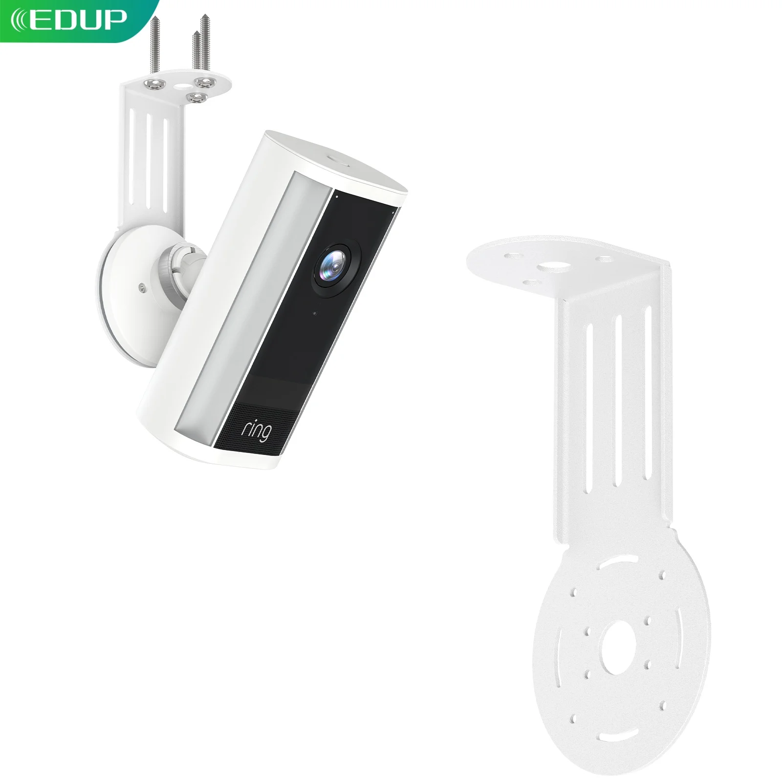 EDUP WT1228 White Adjustable Angle Weatherproof Universal Metal Security Camera Mount Bracket Holder for Outdoor and Indoor Use
EDUP WT1228 White Adjustable Angle Weatherproof Universal Metal Security Camera Mount Bracket Holder for Outdoor and Indoor Use
