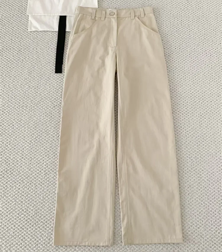 Customization European women's clothing for summer 2026 - new styles Solid color straight-leg pants Long pants
Customization European women's clothing for summer 2026 - new styles Solid color straight-leg pants Long pants