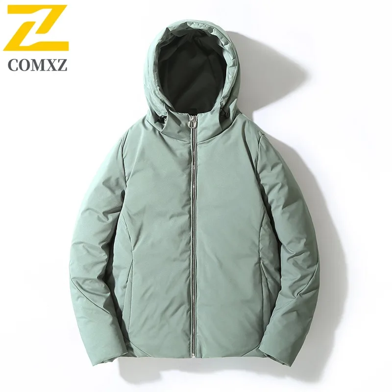 COMXZ уличный рабочий мужской пуховик, классическая удобная теплая парка с капюшоном, повседневное однотонное ветрозащитное зимнее пальто в повседневном стиле
COMXZ уличный рабочий мужской пуховик, классическая удобная теплая парка с капюшоном, повседневное однотонное ветрозащитное зимнее пальто в повседневном стиле