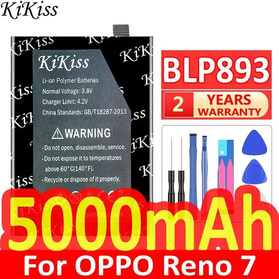 Для Oppo Reno7 Reno 7 BLP893 Высокоэффективный экологически чистый аккумулятор мобильного телефона емкостью 5000 мАч
Для Oppo Reno7 Reno 7 BLP893 Высокоэффективный экологически чистый аккумулятор мобильного телефона емкостью 5000 мАч