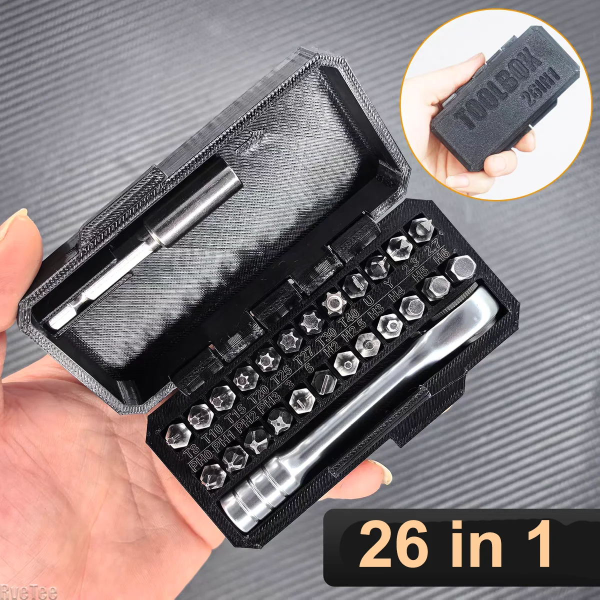 26in1 1/4 Ratchet Double Head Fast Ratchet Wrench Set Double-Ended Mini Socket Wrench Set Bicycle Workshop Tool Hand Tools
26in1 1/4 Ratchet Double Head Fast Ratchet Wrench Set Double-Ended Mini Socket Wrench Set Bicycle Workshop Tool Hand Tools