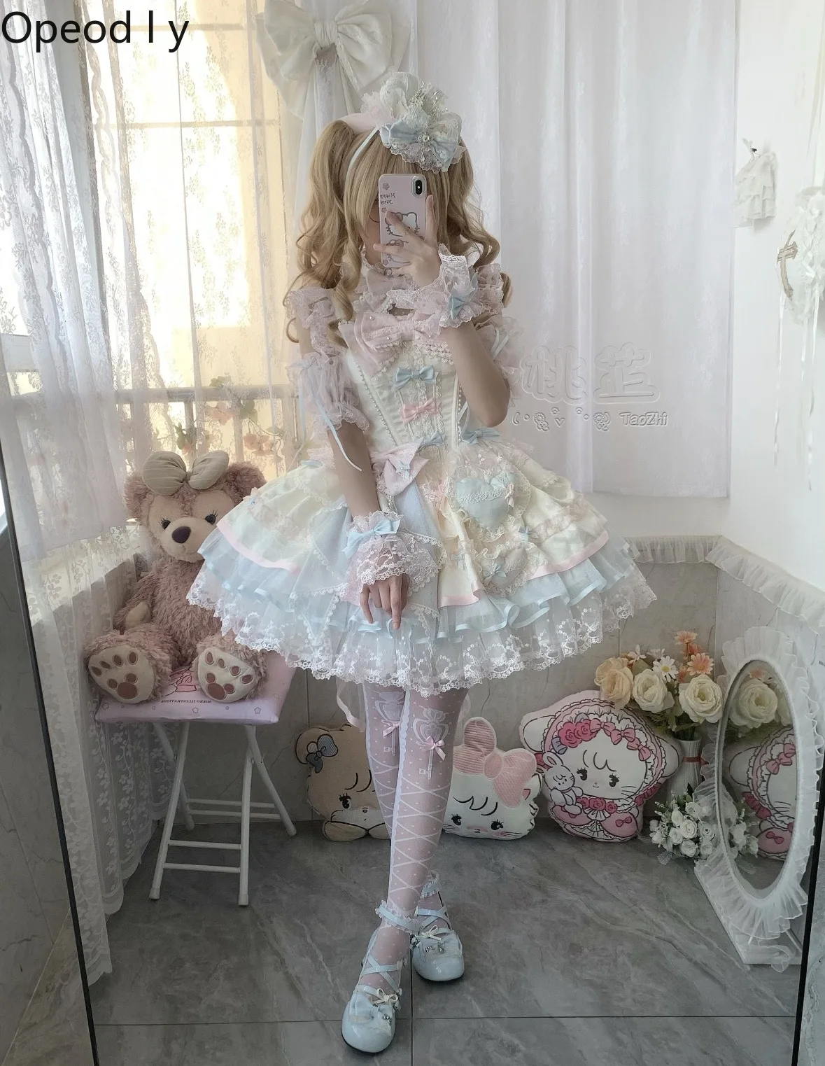 Ballet Style Flower Wedding Sweet Girl Lolita Jsk Dress Cute Doll Feeling Japanese Original Dress Princess Style Fluffy Dress
Ballet Style Flower Wedding Sweet Girl Lolita Jsk Dress Cute Doll Feeling Japanese Original Dress Princess Style Fluffy Dress