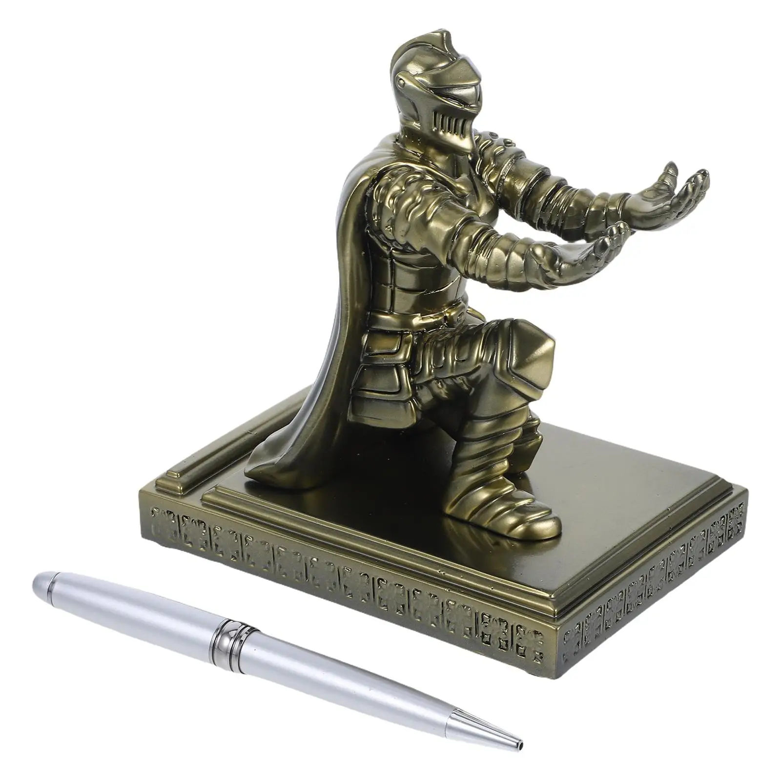 Soldier Pen Holder Resin Desk Accessory Display Stand Retro Warrior Statue Office Decor Multifunctional Use Stable
Soldier Pen Holder Resin Desk Accessory Display Stand Retro Warrior Statue Office Decor Multifunctional Use Stable