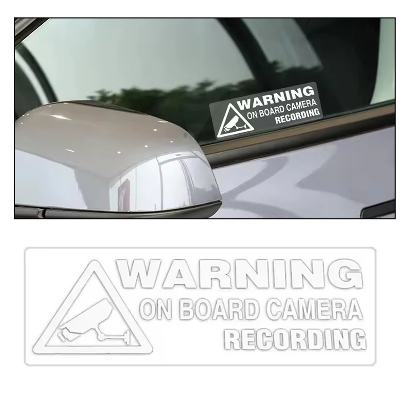 1 Pc Vinyl Car Window Sticker Camera Pattern WARNING ON BOARD CAMERA RECORDING 12*4.7cm Decoration Decal Auto Accessories 
1 Pc Vinyl Car Window Sticker Camera Pattern WARNING ON BOARD CAMERA RECORDING 12*4.7cm Decoration Decal Auto Accessories