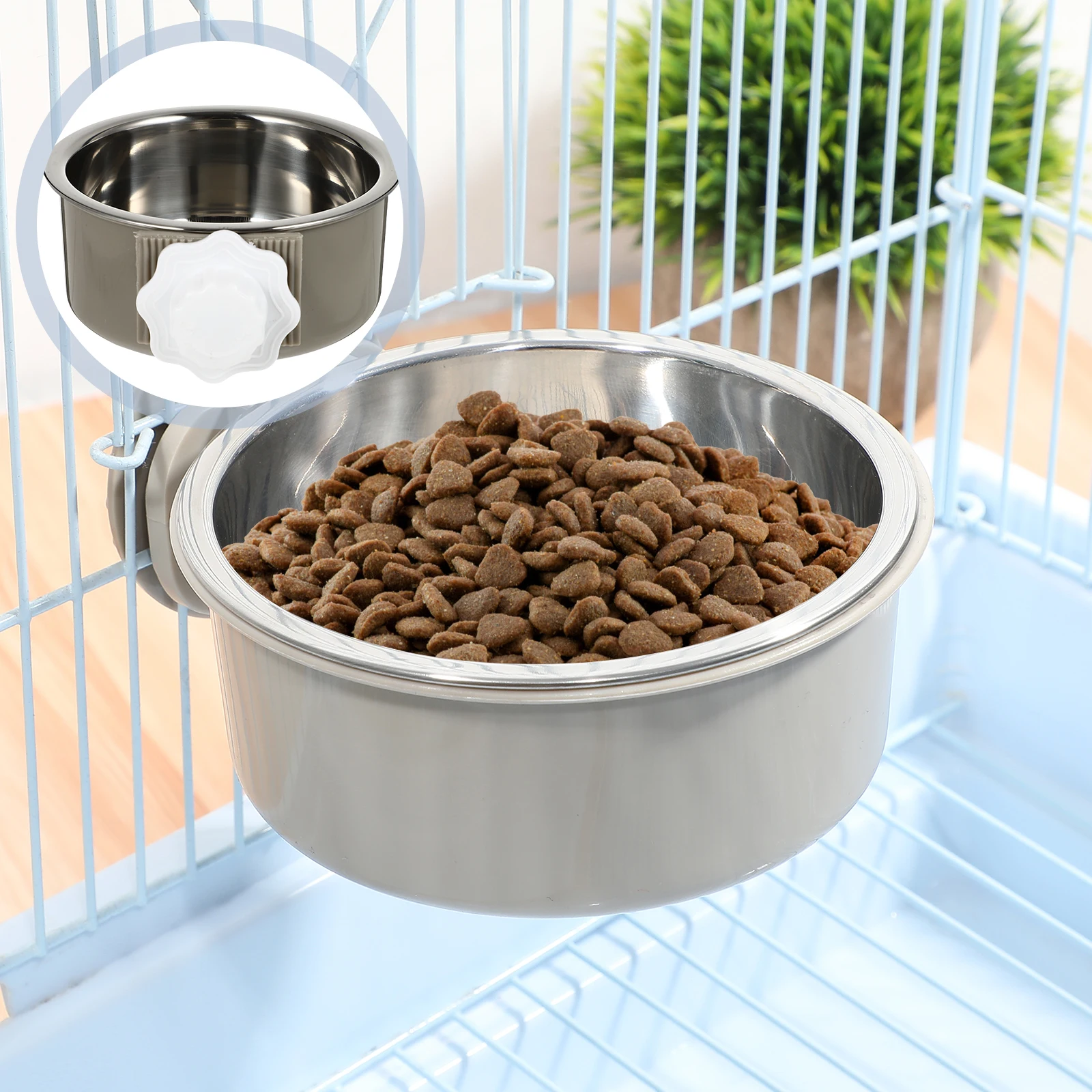Stainless Steel Bowl Dog Pet Feeding Bowl Feeder Hanging Design Non Spill Durable Safe Environmental Friendly Easy Clean
Stainless Steel Bowl Dog Pet Feeding Bowl Feeder Hanging Design Non Spill Durable Safe Environmental Friendly Easy Clean