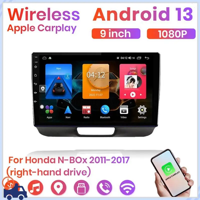 AD05-2G+32G Android 13 9 Inch Car Stereo Carplay Android Auto For Honda N-BOX 2011-2017 RHD, Bluetooth Wifi FM Backup Camera
AD05-2G+32G Android 13 9 Inch Car Stereo Carplay Android Auto For Honda N-BOX 2011-2017 RHD, Bluetooth Wifi FM Backup Camera