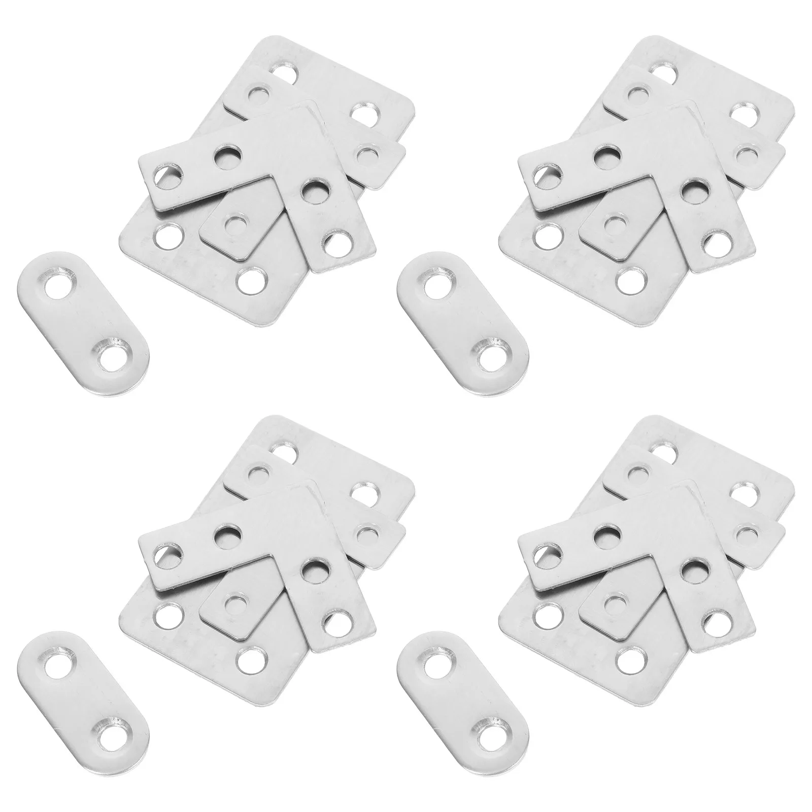 22Pcs Stainless Steel Flat Straight Brackets Heavy Duty Corner Brace Plates for Wood Furniture Repair Joining Mending Plates
22Pcs Stainless Steel Flat Straight Brackets Heavy Duty Corner Brace Plates for Wood Furniture Repair Joining Mending Plates