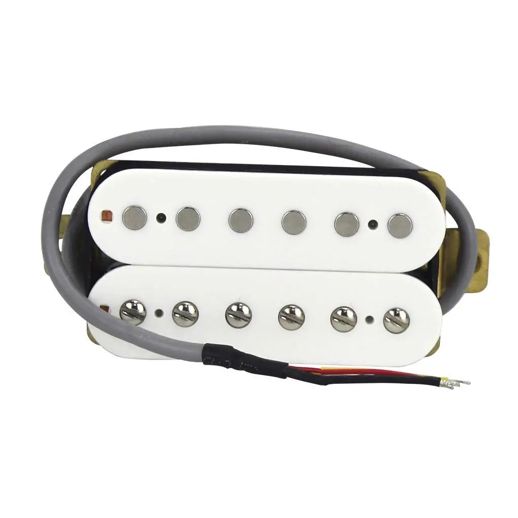 Практичные звукосниматели для электрогитары Humbucker Neck Alnico V Pickup White
Практичные звукосниматели для электрогитары Humbucker Neck Alnico V Pickup White