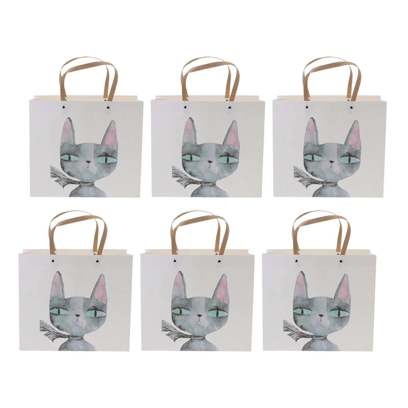 6 Pcs Cat Tote Bag Trendy Paper Gift Bags Party The Pattern Handbag Souvenir Cute
6 Pcs Cat Tote Bag Trendy Paper Gift Bags Party The Pattern Handbag Souvenir Cute