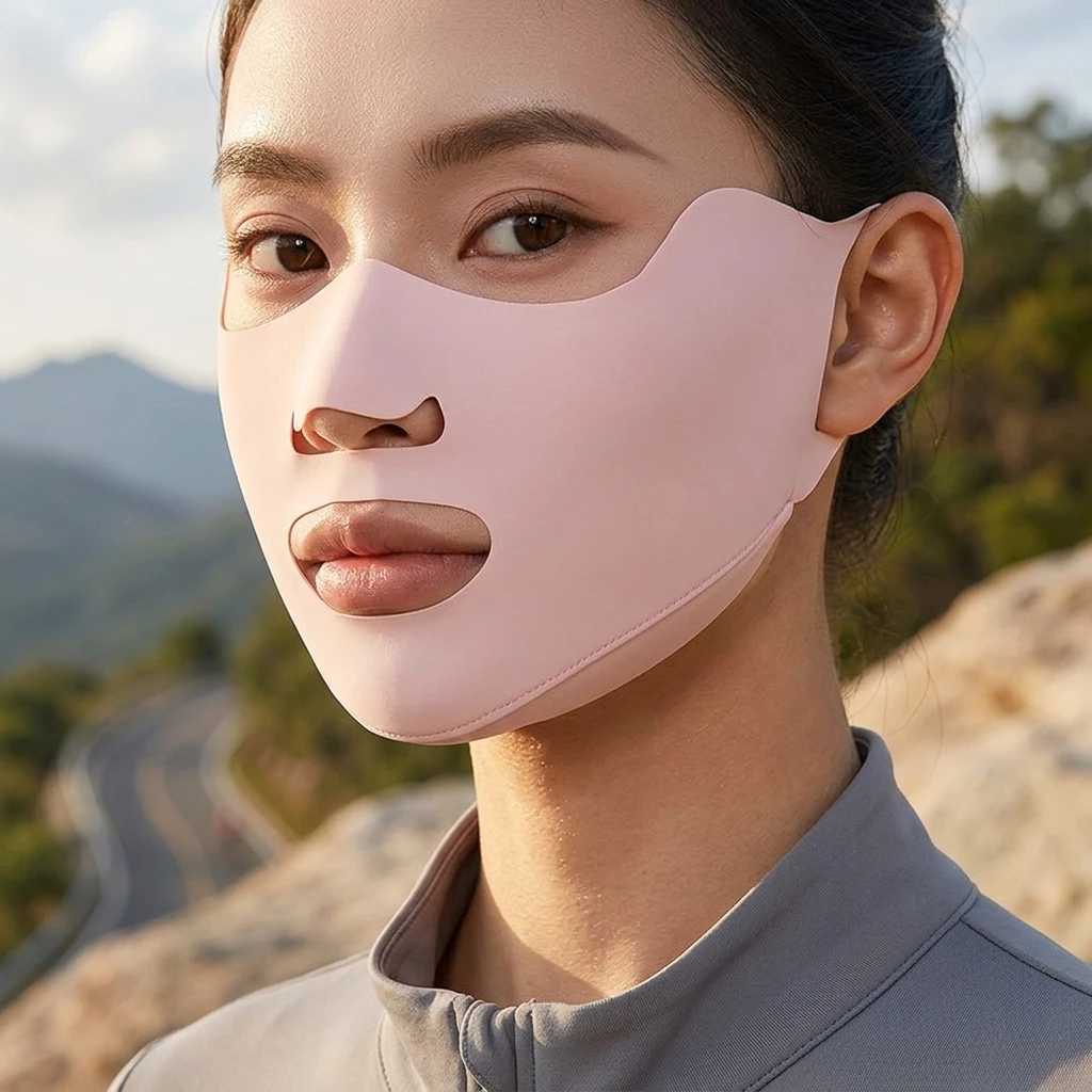 UPF50+ Ice Silk Sun Protection Face Mask Cool Breathable Lightweight for Outdoor Running Golf Summer Sports Women Men
UPF50+ Ice Silk Sun Protection Face Mask Cool Breathable Lightweight for Outdoor Running Golf Summer Sports Women Men