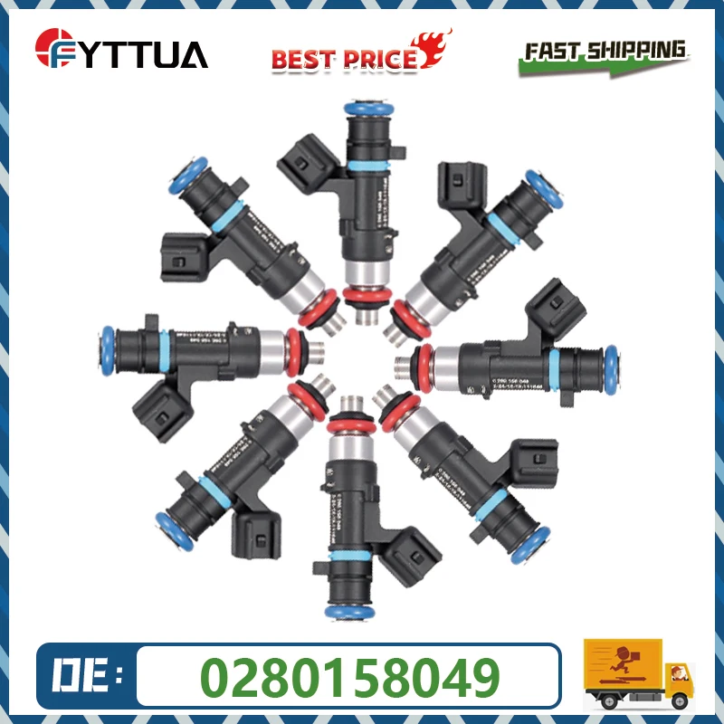 8pcs fuel Injector 0280158049 For Bosch GM LS2 6.0L Pontiac GTO C6 Corvette CTS-V 12569113
8pcs fuel Injector 0280158049 For Bosch GM LS2 6.0L Pontiac GTO C6 Corvette CTS-V 12569113