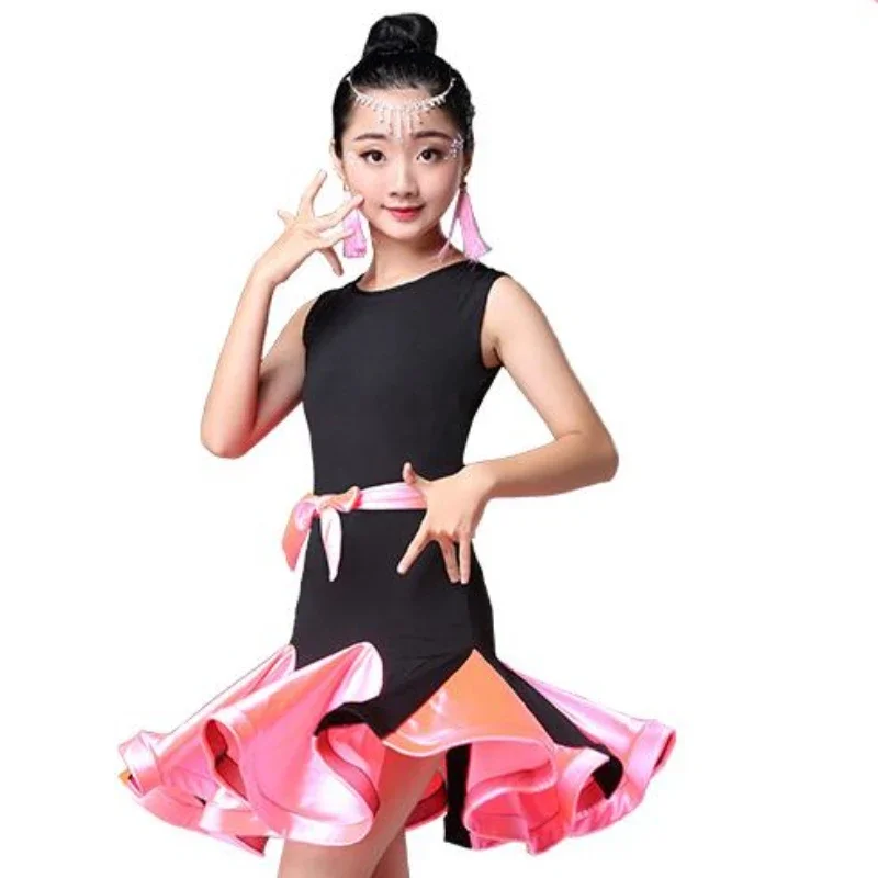 New Girl short Sleeves Standard Latin Dance Dress Children Ballroom Dance Dresses Kids Salsa Rumba Cha Cha Samba Tango Dress
New Girl short Sleeves Standard Latin Dance Dress Children Ballroom Dance Dresses Kids Salsa Rumba Cha Cha Samba Tango Dress