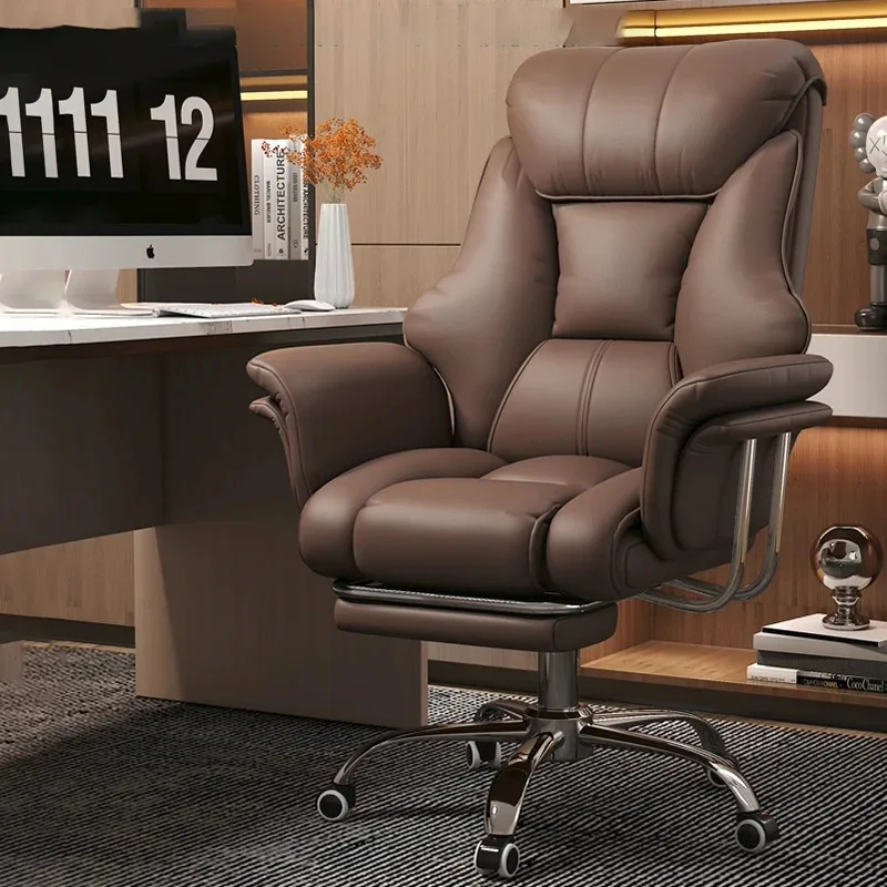 Leather Computer Chair Chaise Gaming Recliner Bedroom Executive Chair Office Reading Footrest Silla De Oficina Desk Furniture
Leather Computer Chair Chaise Gaming Recliner Bedroom Executive Chair Office Reading Footrest Silla De Oficina Desk Furniture