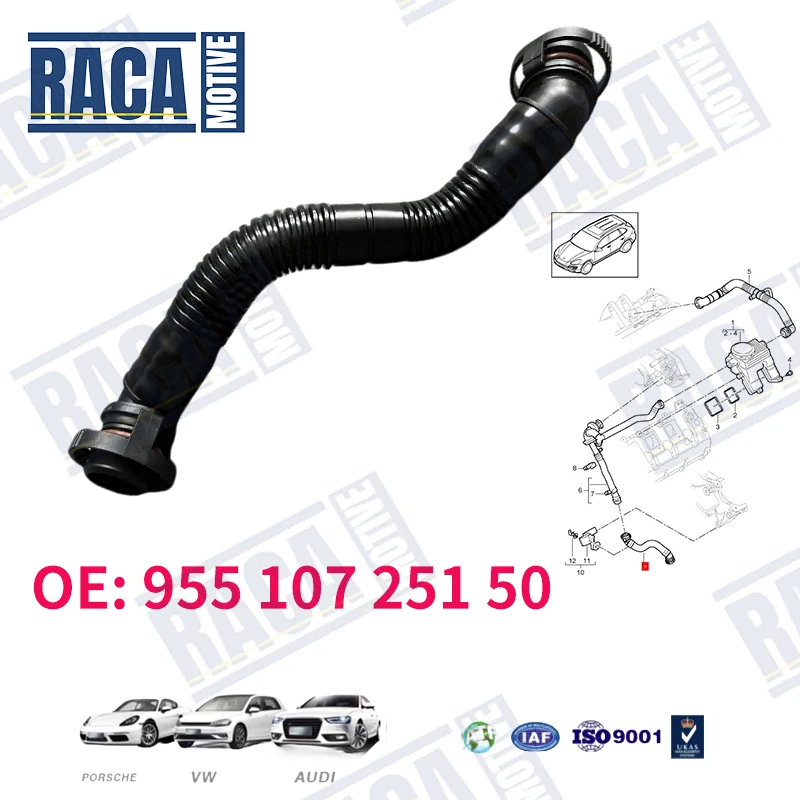 Для Porsche Cayenne 9PA 2003-2010 92A 2011-2017 выхлопная труба вентиляционного канала картера 95510725150 955 107 251 50
Для Porsche Cayenne 9PA 2003-2010 92A 2011-2017 выхлопная труба вентиляционного канала картера 95510725150 955 107 251 50