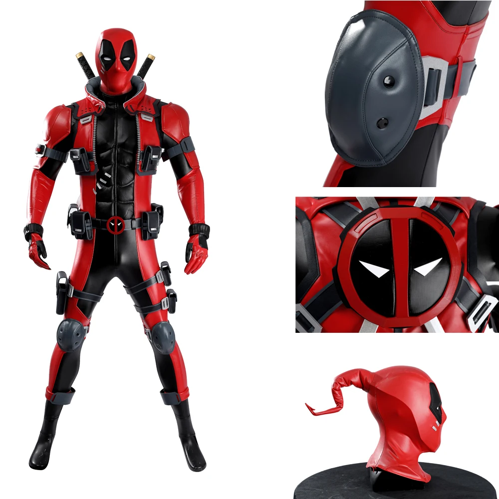 New Game Disguise Red Wade Cosplay High Quality Costume Halloween Comic Con Jumpsuit Coat Belt Man Battle Suit Outfit
New Game Disguise Red Wade Cosplay High Quality Costume Halloween Comic Con Jumpsuit Coat Belt Man Battle Suit Outfit