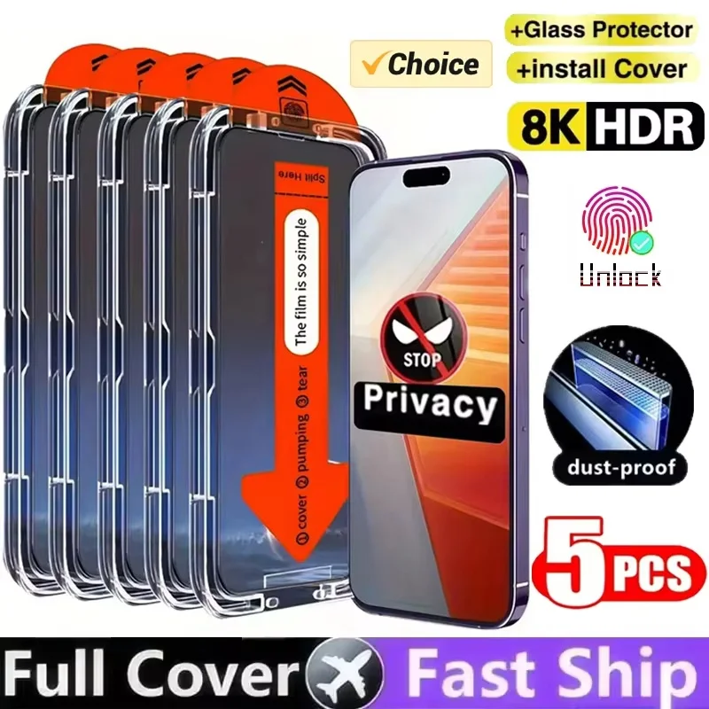 1-5Pcs Privacy Auto Install Screen Protector For Google Pixel 9A 9 10 Pro XL Tempered Glass For Google Pixel 8A 7A 6A 10 9 8 7
1-5Pcs Privacy Auto Install Screen Protector For Google Pixel 9A 9 10 Pro XL Tempered Glass For Google Pixel 8A 7A 6A 10 9 8 7