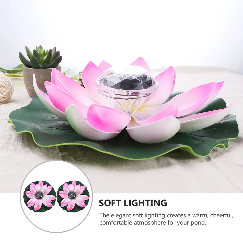 2pcs Solar Lotus Lights Pink Pond Outdoor Decorative L Pool Garden Waterproof Lighting 
2pcs Solar Lotus Lights Pink Pond Outdoor Decorative L Pool Garden Waterproof Lighting