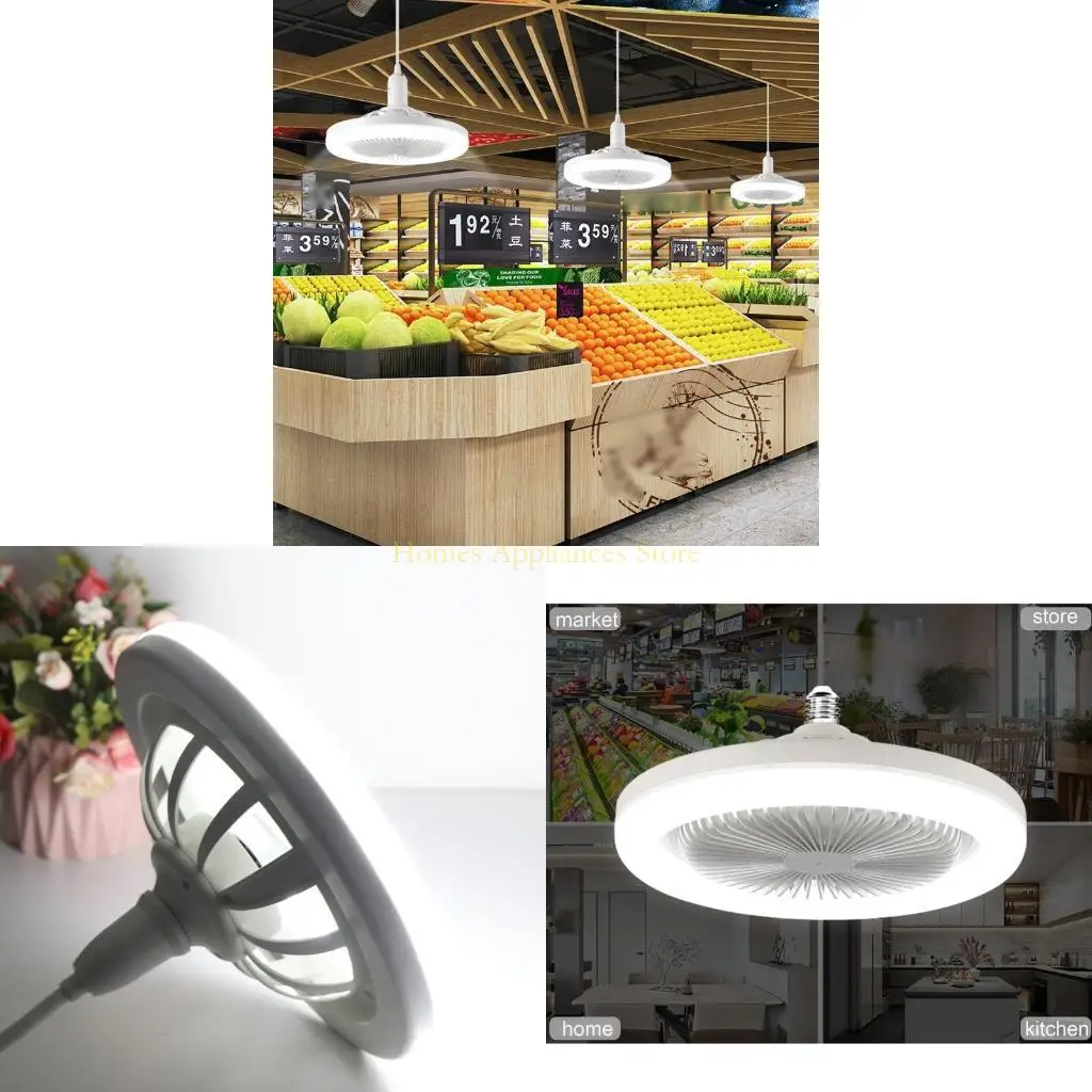 D0AB Hanging Electric Fan with LED Light E27 Mount Ceiling Fan Lamp Wide
D0AB Hanging Electric Fan with LED Light E27 Mount Ceiling Fan Lamp Wide