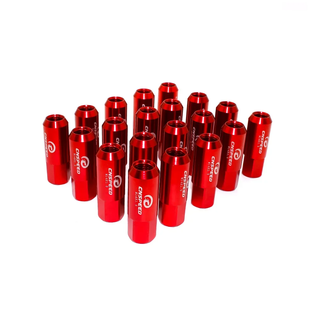 M14*1.5 Wheel Nuts CNSPEED 60mm Length 20PCS Car Racing Lug Wheel Nuts Screw / Aluminum Alloy Lug Nut M14X1.5 Red BLack Gold
M14*1.5 Wheel Nuts CNSPEED 60mm Length 20PCS Car Racing Lug Wheel Nuts Screw / Aluminum Alloy Lug Nut M14X1.5 Red BLack Gold