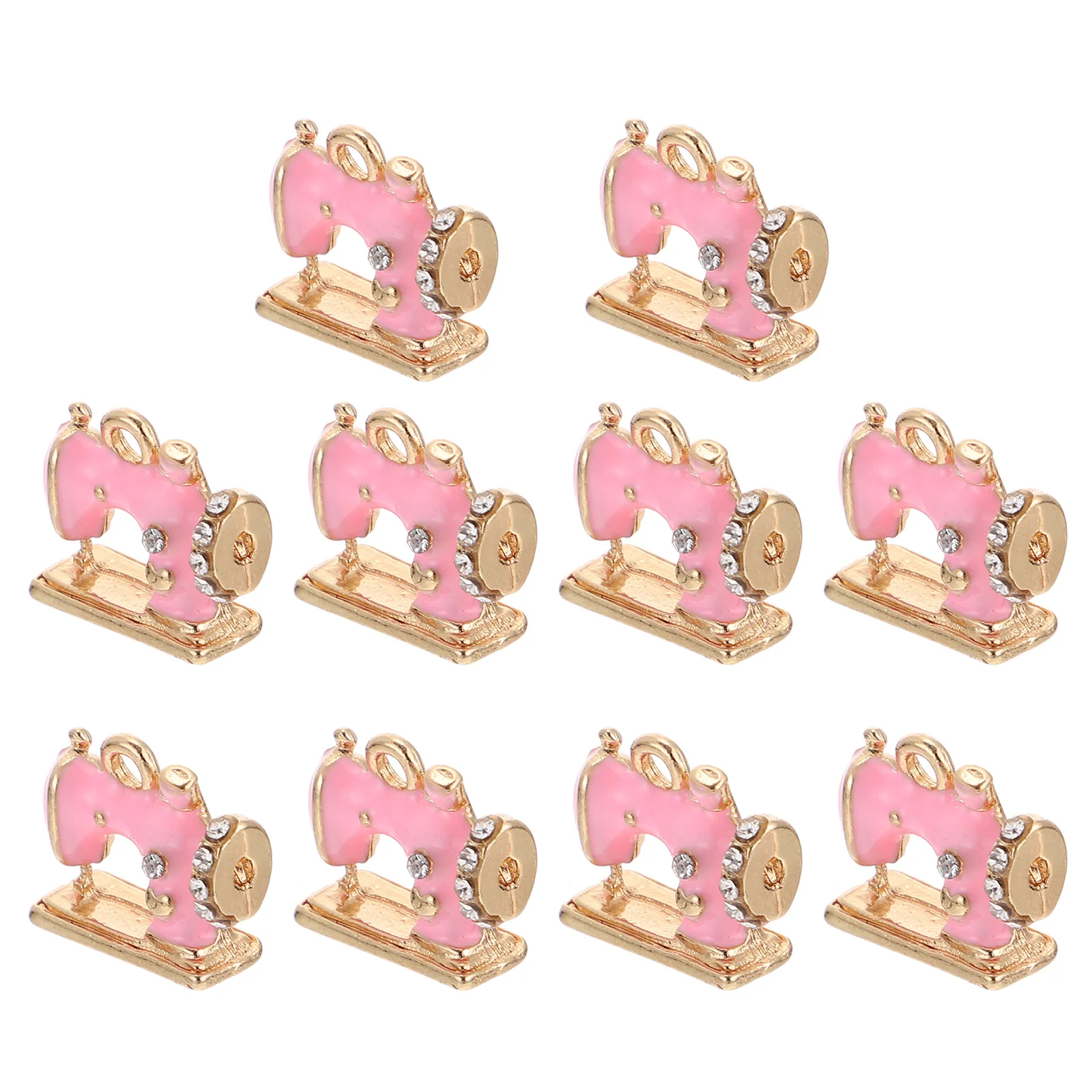 10 Pcs Vintage Sewing Machine Pendant Necklace Alloy Jewelry Charms Key Chain Accessories Retro Shaped Pendants Creative
10 Pcs Vintage Sewing Machine Pendant Necklace Alloy Jewelry Charms Key Chain Accessories Retro Shaped Pendants Creative