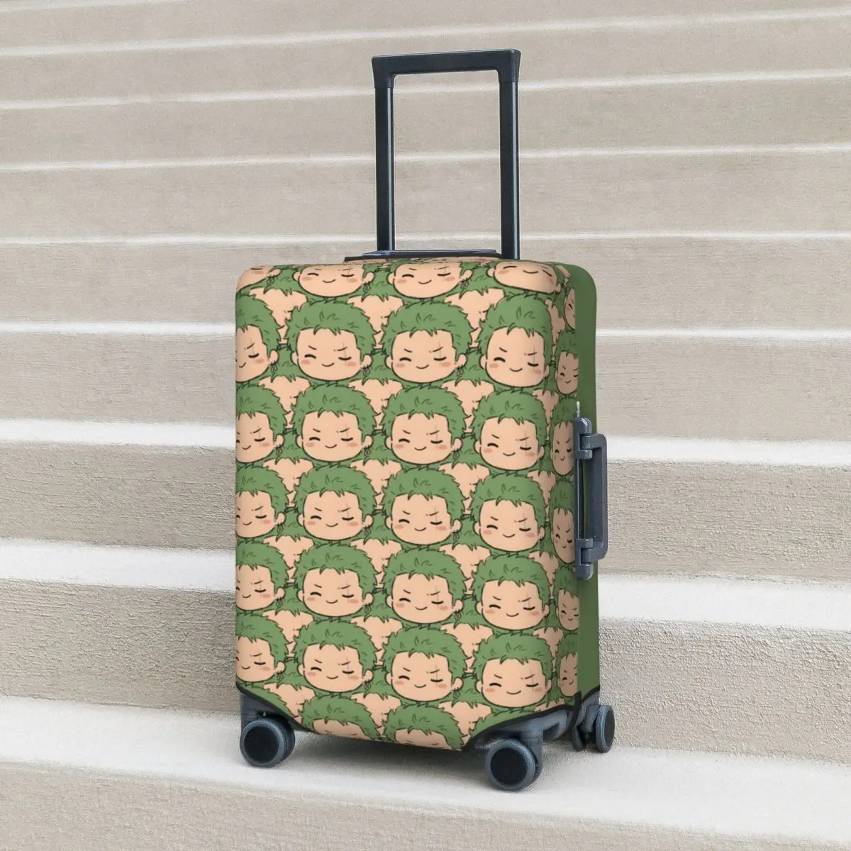 Cute Roronoa Zoro Moss Green Hair Anime Doodle Suitcase Cover One Piece Travel Protection Holiday Fun Luggage Case
Cute Roronoa Zoro Moss Green Hair Anime Doodle Suitcase Cover One Piece Travel Protection Holiday Fun Luggage Case