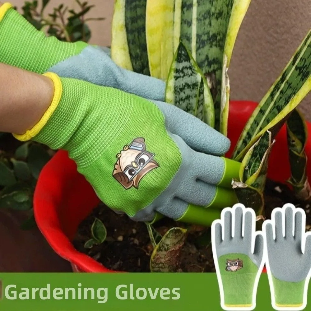 Non-Slip Kids Garden Gloves Cartoon Breathable Children Safety Gloves Comfortable Animal Pattern Work Gloves Garden Supplies
Non-Slip Kids Garden Gloves Cartoon Breathable Children Safety Gloves Comfortable Animal Pattern Work Gloves Garden Supplies