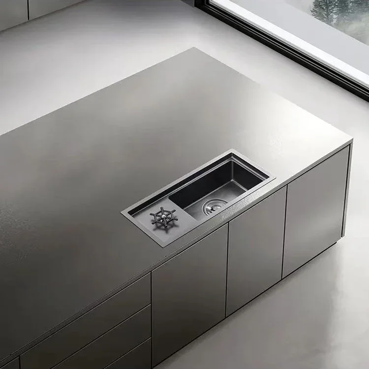 l # Kitchen Small Size Sink with Cup washer Rectangle Corner with draining board
l # Kitchen Small Size Sink with Cup washer Rectangle Corner with draining board