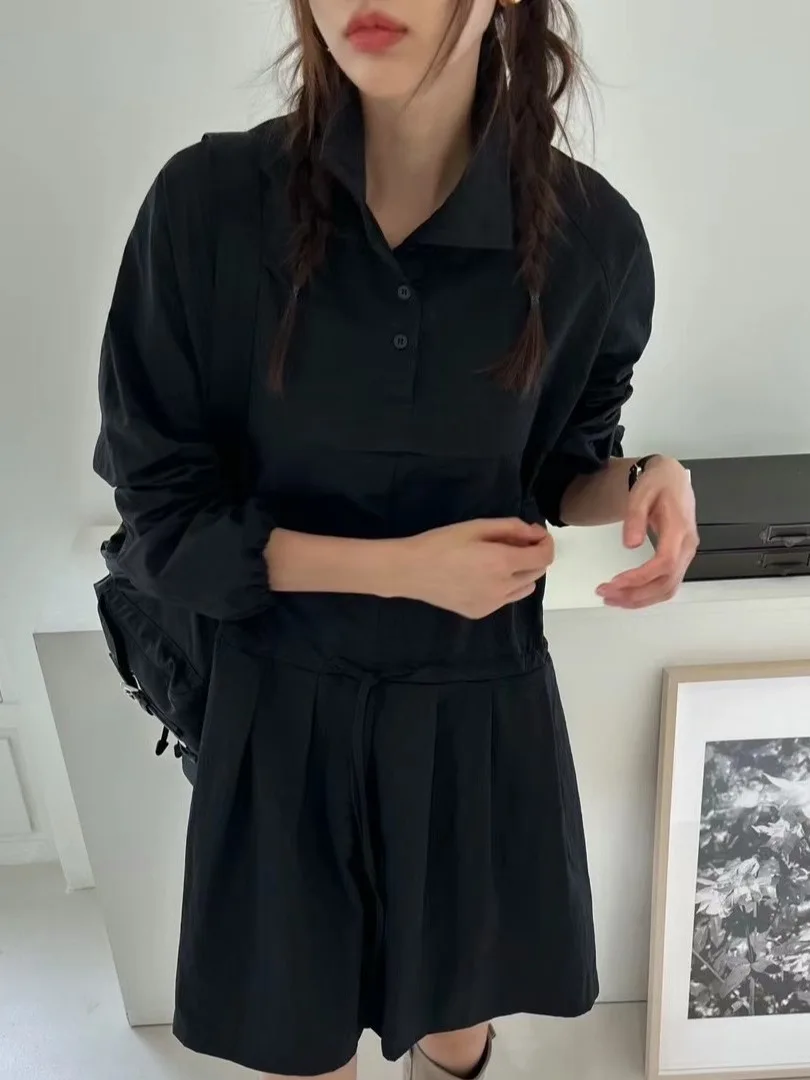 Ele Pure Color Long Sve Dr Women's Faion Versatile Simple Sle Autumn New Arrival Chic Commute Knot
Ele Pure Color Long Sve Dr Women's Faion Versatile Simple Sle Autumn New Arrival Chic Commute Knot