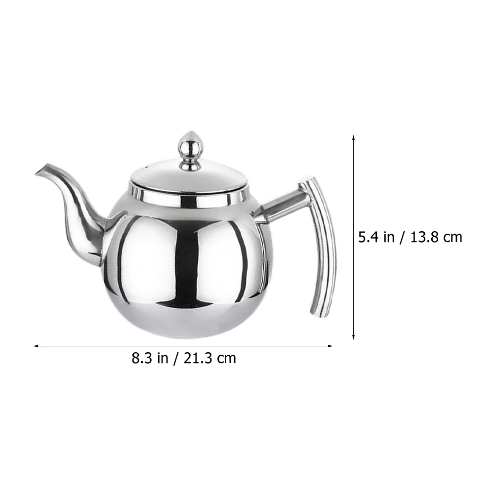 Stainless Steel Kettle Portable Travel Loose Tea Filter Reliable Desktop Teapot Decor Desktop Kitchen Bar Supplies Modern
Stainless Steel Kettle Portable Travel Loose Tea Filter Reliable Desktop Teapot Decor Desktop Kitchen Bar Supplies Modern