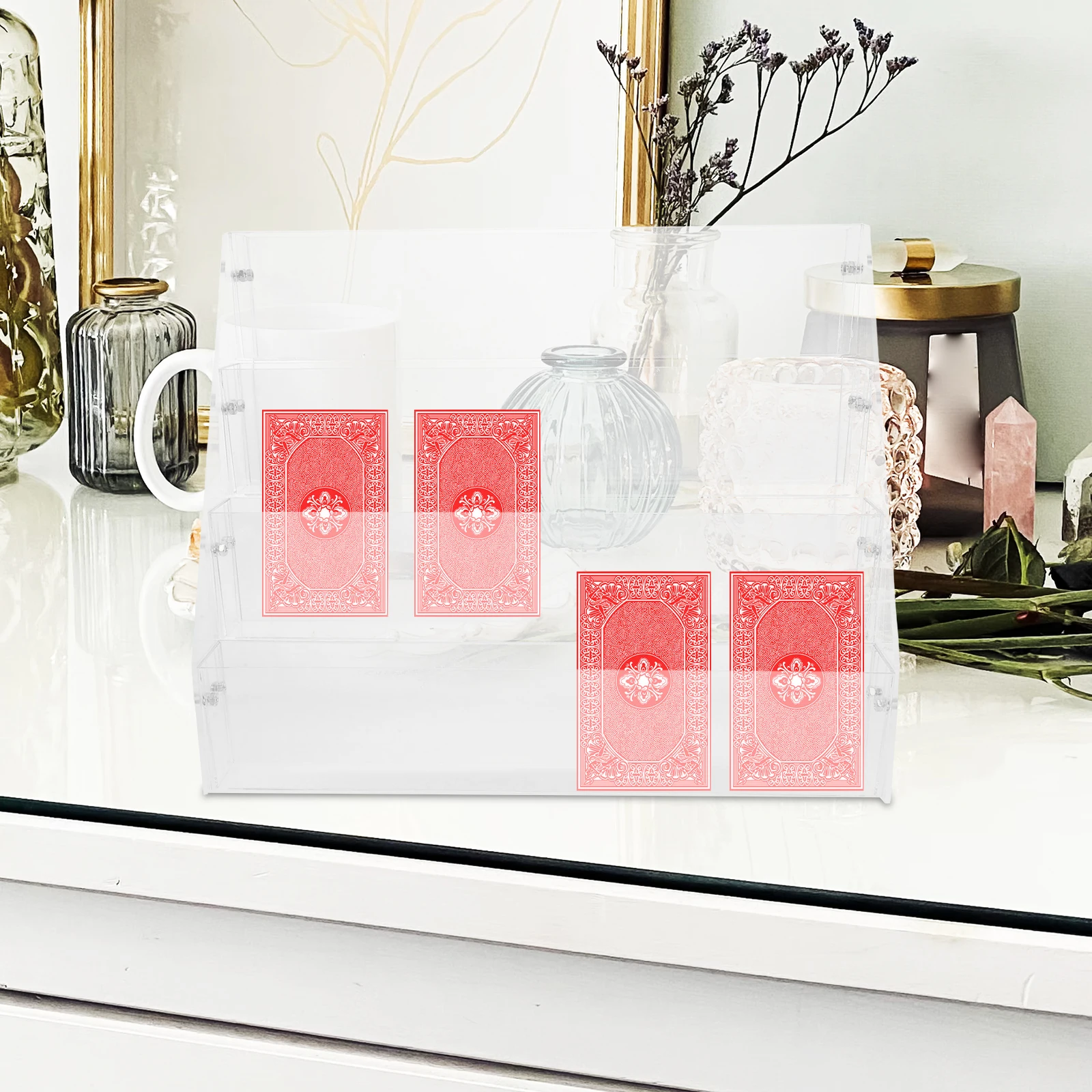 Acrylic Display Stand Card Shelves Greeting Shelf Stands Sticker for Vendors Desktop
Acrylic Display Stand Card Shelves Greeting Shelf Stands Sticker for Vendors Desktop