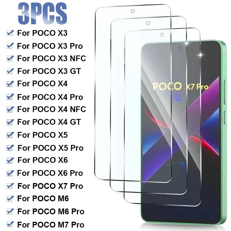 Защитная пленка для экрана X3 X4 GT NFC X5 X6 X7 X8 Max, 3 шт., для Xiaomi Poco M5 M5S M6 M7 Pro 5G, стеклянная пленка
Защитная пленка для экрана X3 X4 GT NFC X5 X6 X7 X8 Max, 3 шт., для Xiaomi Poco M5 M5S M6 M7 Pro 5G, стеклянная пленка