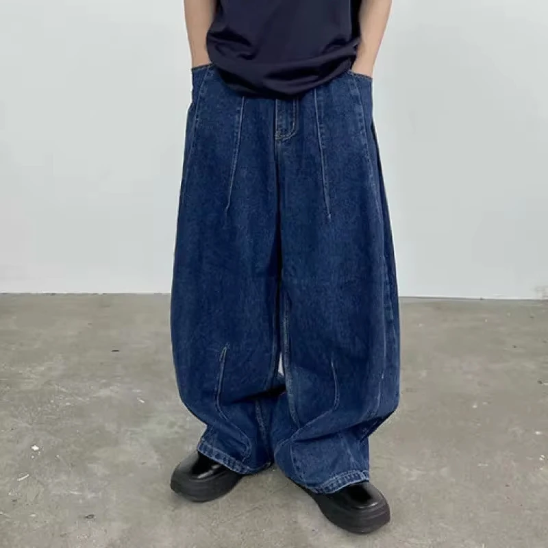 Vintage New Fashion Washed Wide Leg Loose Jean Trousers Spring Summer Men's Solid Color Casual Trendy Denim Pants Male Clothes
Vintage New Fashion Washed Wide Leg Loose Jean Trousers Spring Summer Men's Solid Color Casual Trendy Denim Pants Male Clothes
