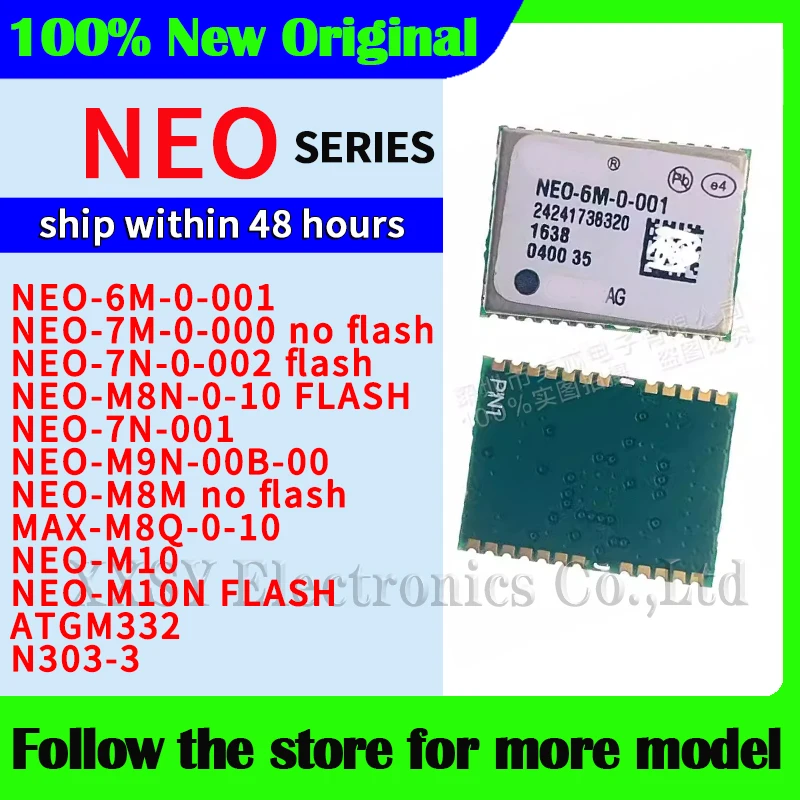 NEO-6M-0-001, NEO-7M-0-000, NEO-7N-0-002, NEO-M8N-0-10, NEO-7N-001, NEO-M9N-00B-00, NEO-M8M, MAX-M8Q-0-1
NEO-6M-0-001, NEO-7M-0-000, NEO-7N-0-002, NEO-M8N-0-10, NEO-7N-001, NEO-M9N-00B-00, NEO-M8M, MAX-M8Q-0-1