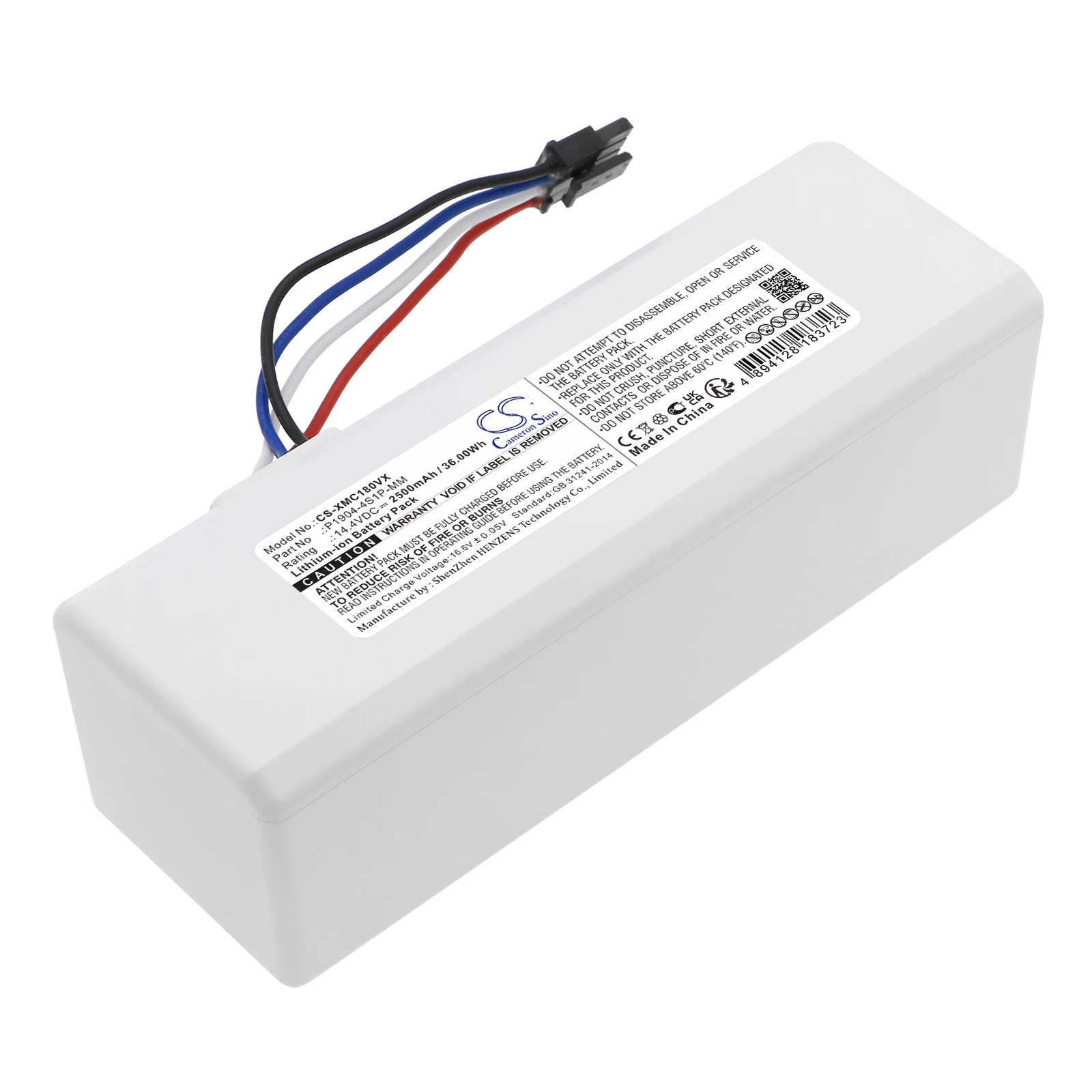 CS Replacement Battery For XiaomiRoborock 1C,SKV4093GL,XM2000021,STYTJ01ZHM,Dreame MC1808P1904-
CS Replacement Battery For XiaomiRoborock 1C,SKV4093GL,XM2000021,STYTJ01ZHM,Dreame MC1808P1904-