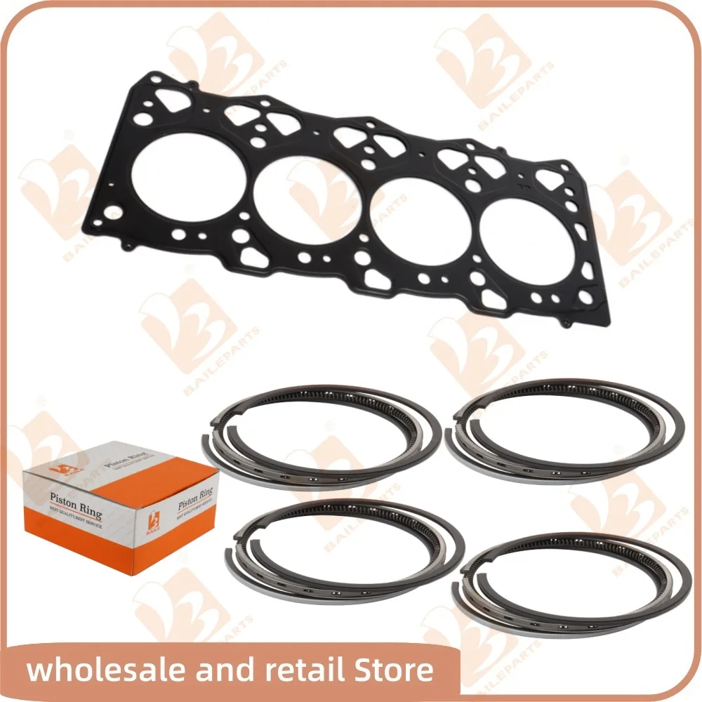 4LE2 Cylinder Head Gasket For Isuzu Direct Injection Engine 4 Cylinders Piston Ring 85*2+1.75+4mm Overhaul Rebuild Kit Parts
4LE2 Cylinder Head Gasket For Isuzu Direct Injection Engine 4 Cylinders Piston Ring 85*2+1.75+4mm Overhaul Rebuild Kit Parts