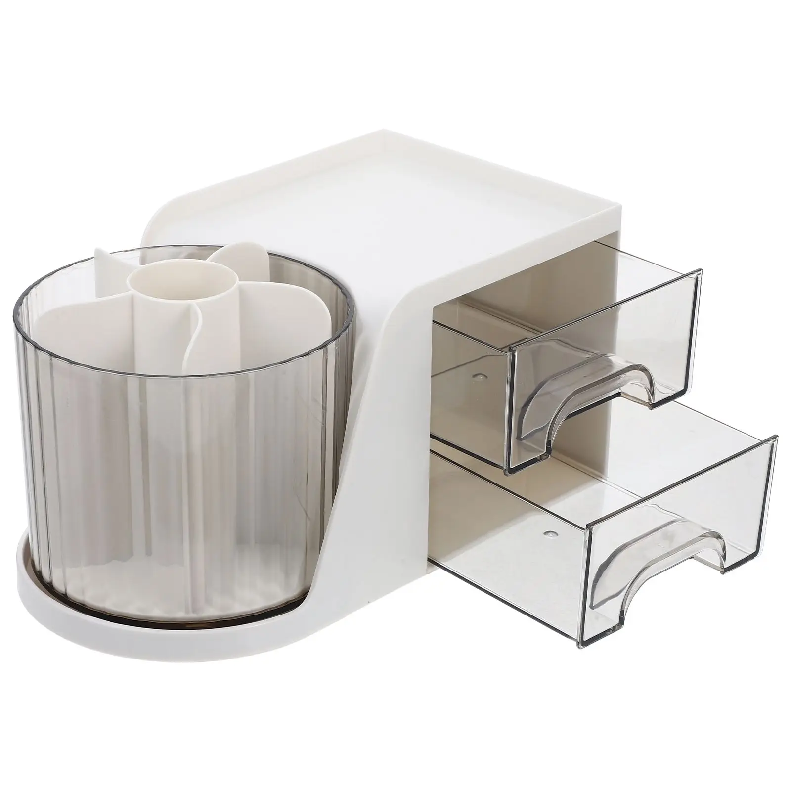 Stylish White Pen Holder Desk Organizer with Drawer for Home Office Stationery Storage Plastic Pencil Case Multipurpose
Stylish White Pen Holder Desk Organizer with Drawer for Home Office Stationery Storage Plastic Pencil Case Multipurpose
