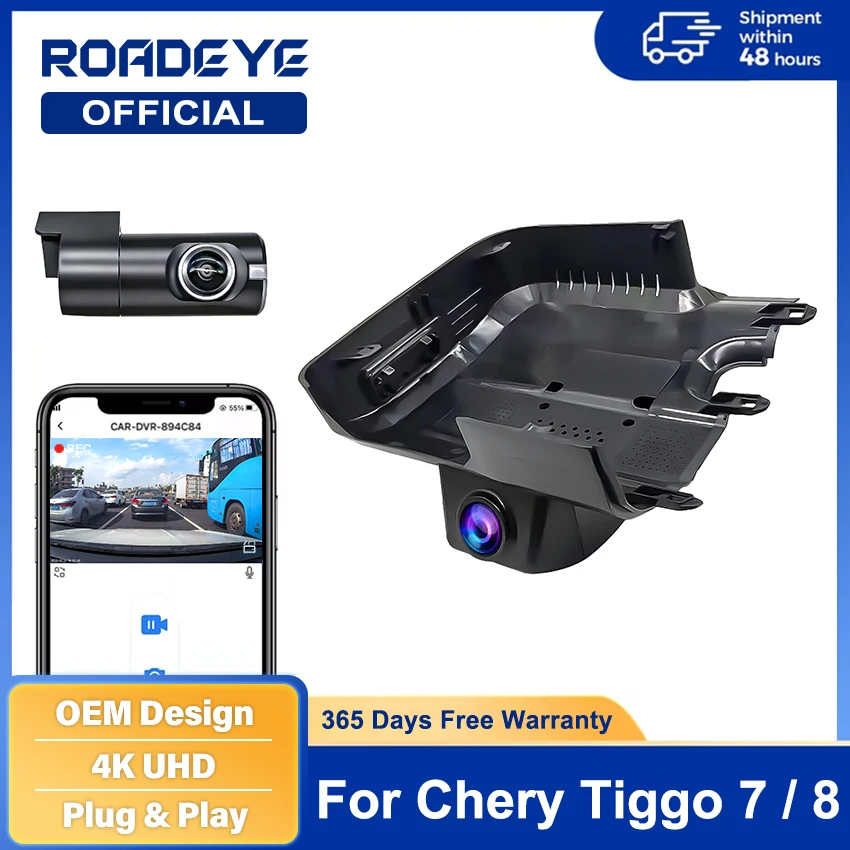 4K Front And Rear Camera Wifi DVR Dash Cam For Chery Tiggo 7PLUS ,Tiggo 8 Pro/8PRO New Energy Deluxe 2023 ,Plug And Play Car DVR
4K Front And Rear Camera Wifi DVR Dash Cam For Chery Tiggo 7PLUS ,Tiggo 8 Pro/8PRO New Energy Deluxe 2023 ,Plug And Play Car DVR